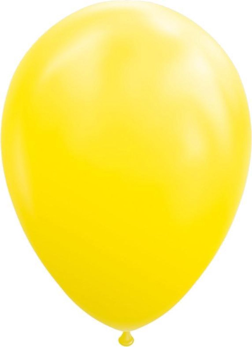 Wefiesta Ballonnen 30 Cm Latex Geel 25 Stuks