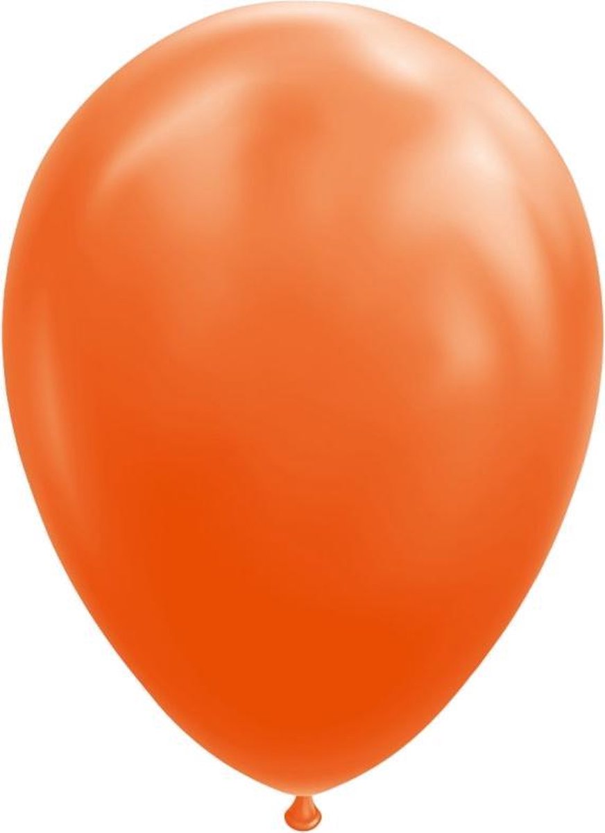 Wefiesta Ballonnen 30 Cm Latex Oranje 25 Stuks