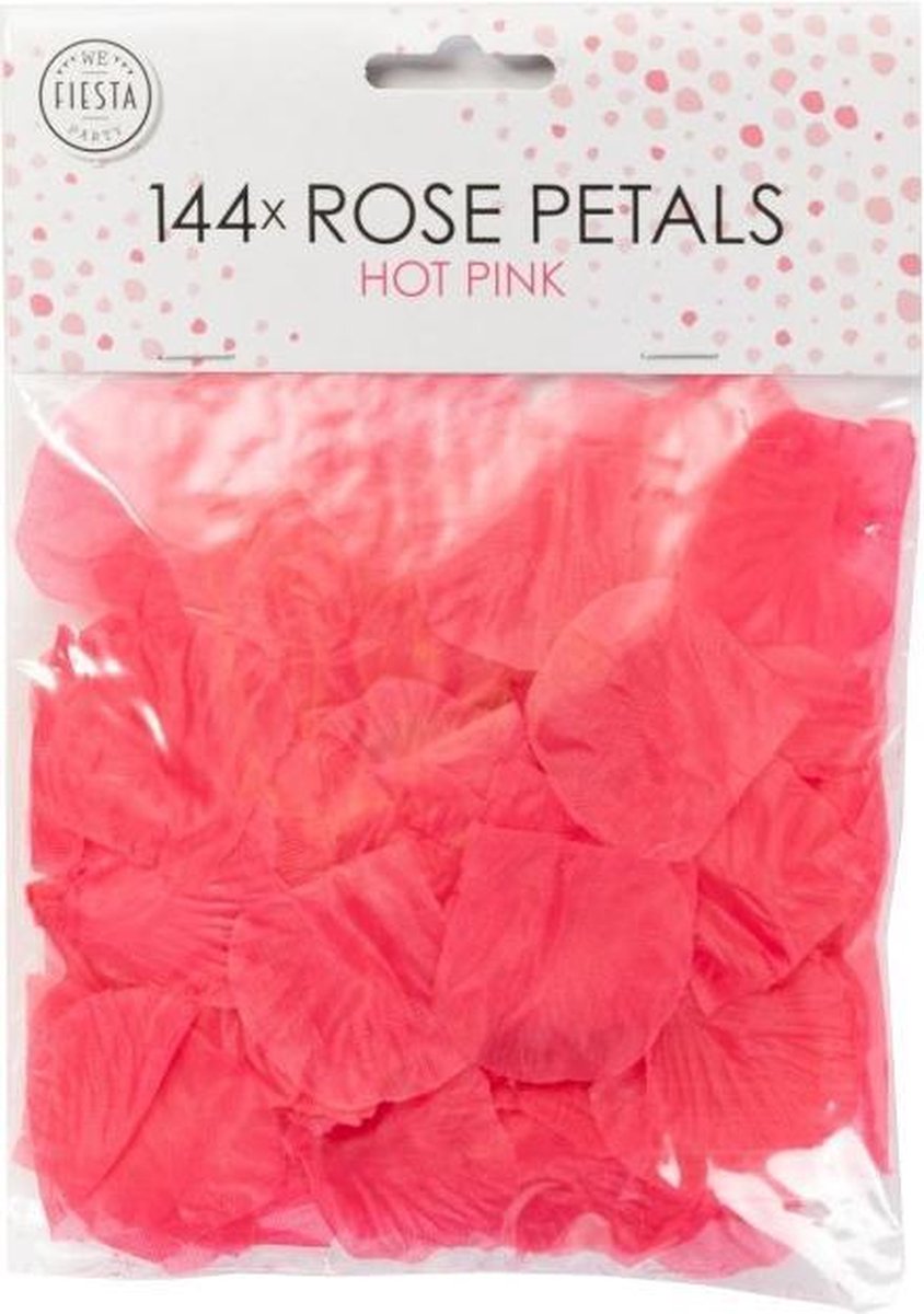 Wefiesta Rozenblaadjes 4 X 4 Cm Polyester Roze 144 Stuks