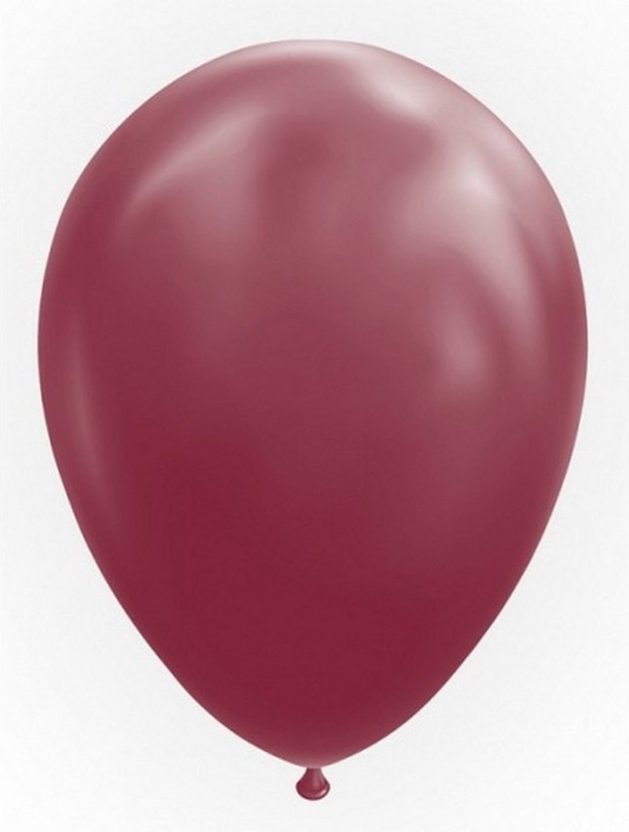 ballonnen 30,5 cm latex bordeaux 25 stuks