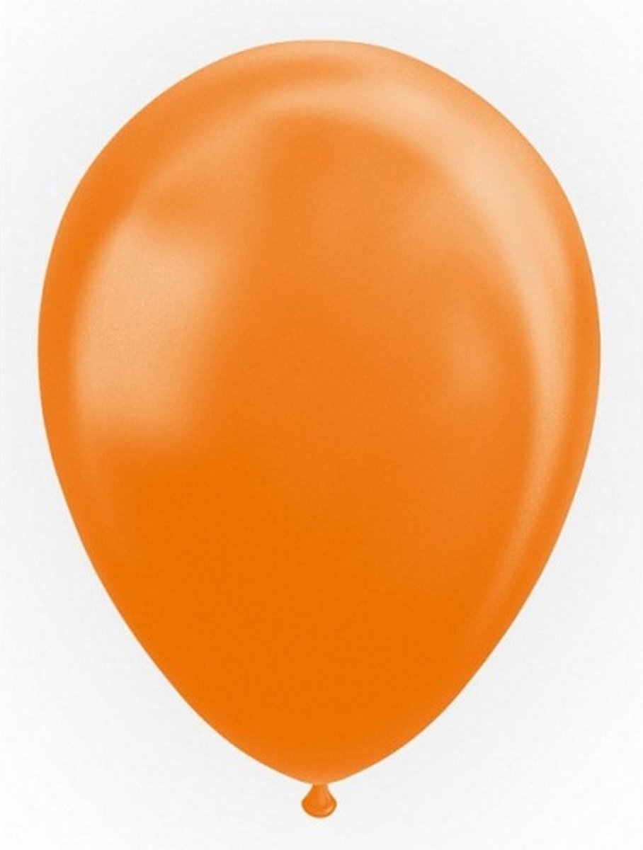 ballonnen 30,5 cm latex oranje parelmoer 25 stuks