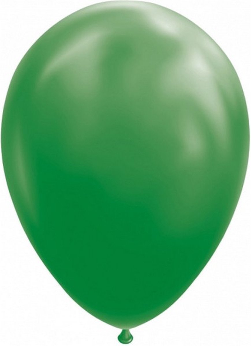 ballonnen 30 cm latex donkergroen 10 stuks