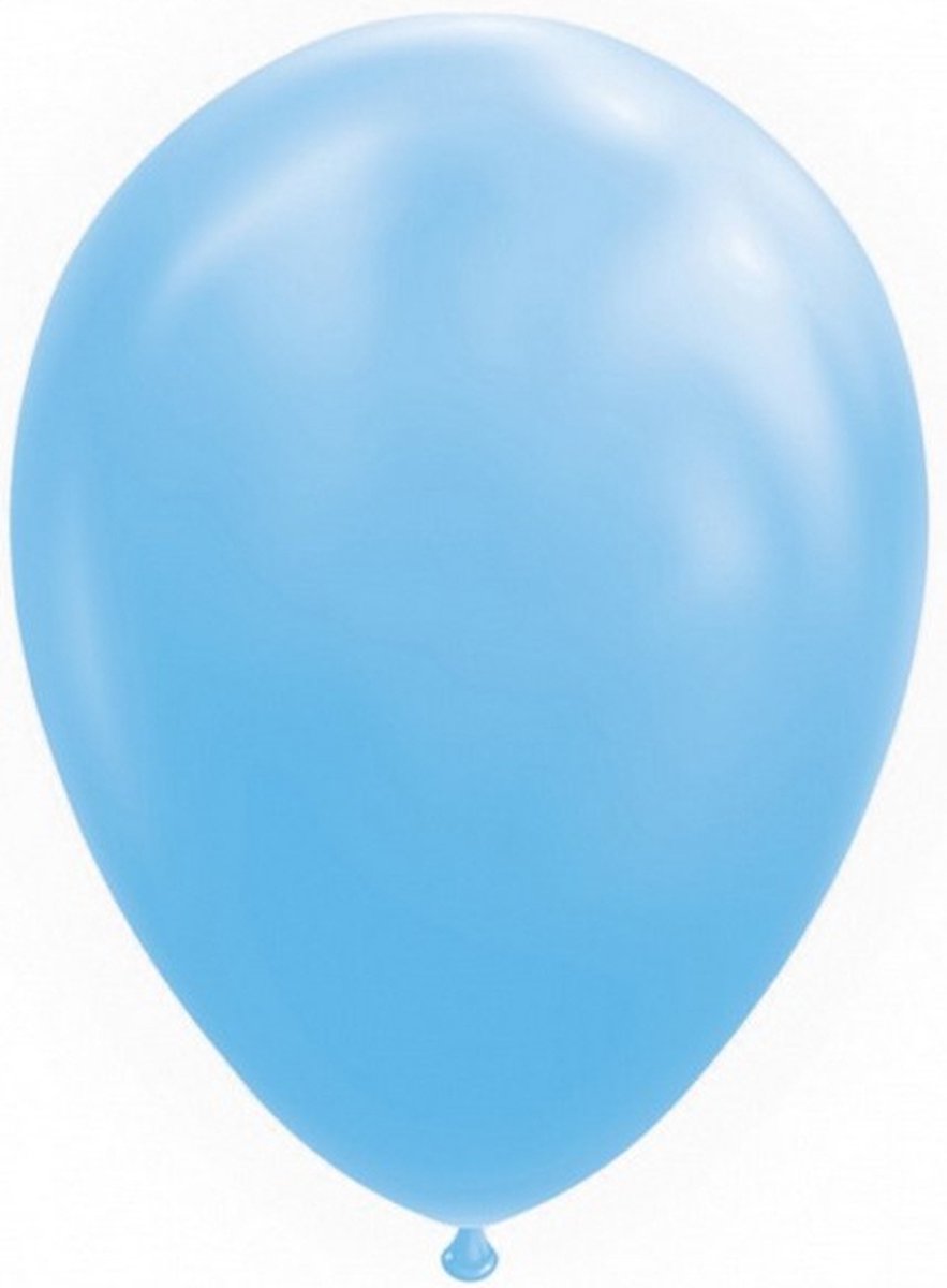 ballonnen 30 cm latex lichtblauw 10 stuks