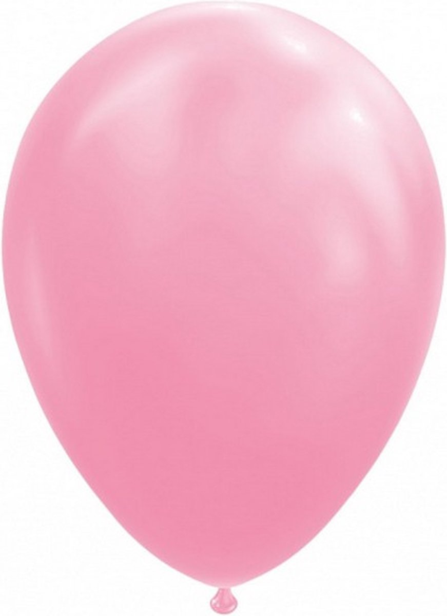 ballonnen 30 cm latex roze 25 stuks