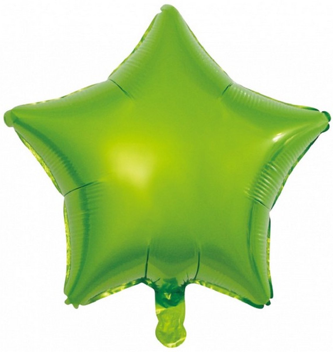 folieballon 45 cm ster lichtgroen