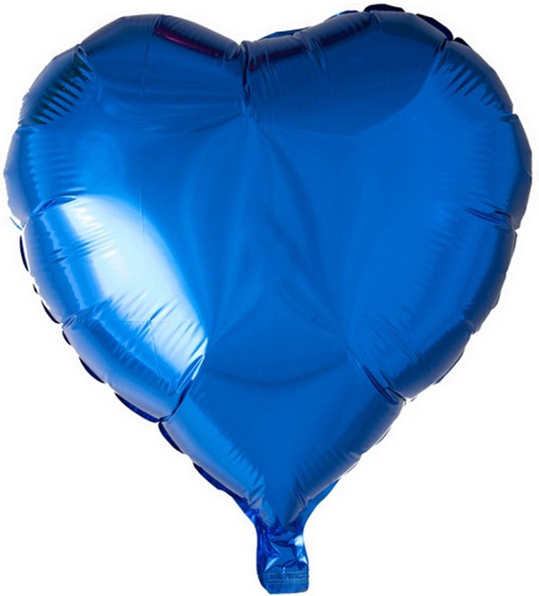 folieballon hartvorm 18 cm donkerblauw