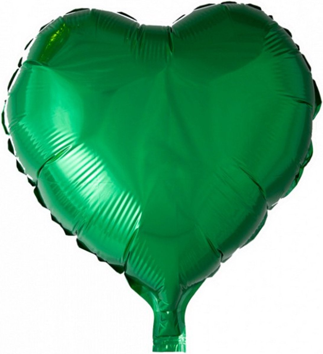 folieballon hartvorm 18 cm groen