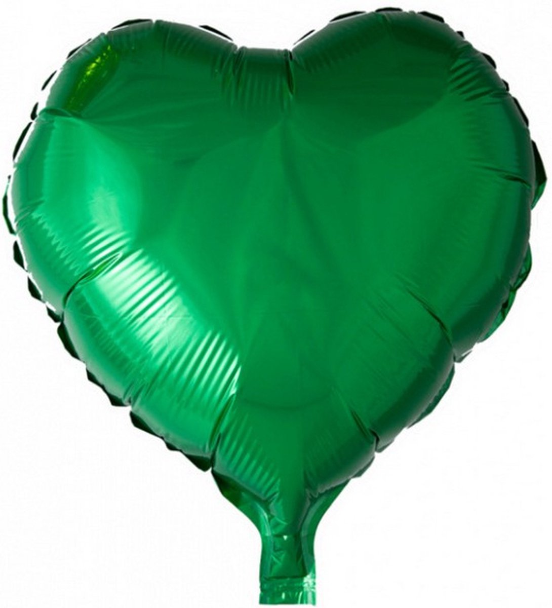 folieballon hartvorm 45 cm groen