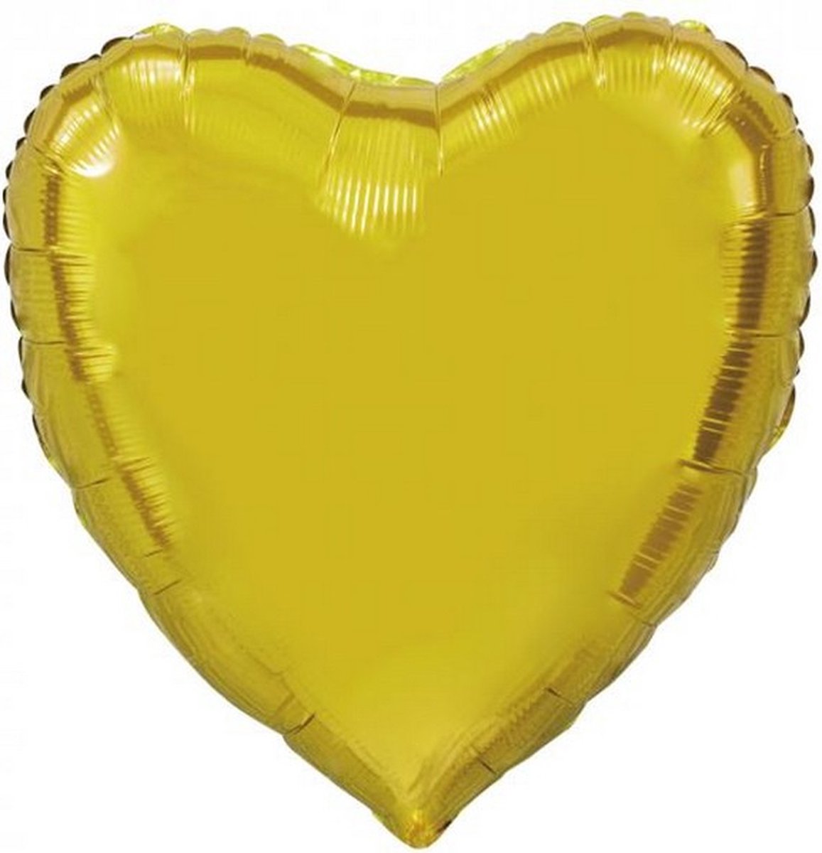 folieballon hartvorm XL 36 cm goud