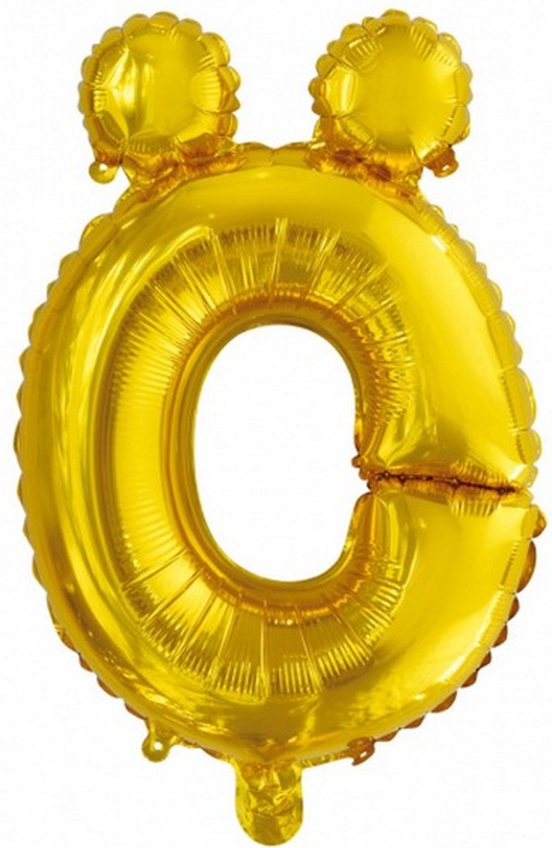 folieballon letter √É‚Äì 41 cm goud