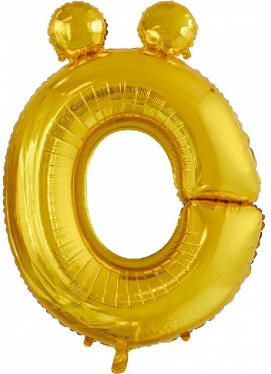 folieballon letter √É‚Äì 86 cm goud