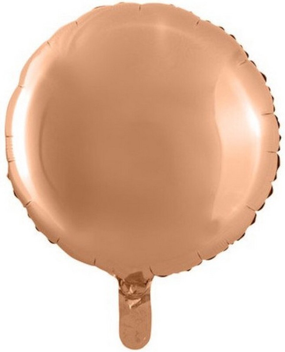 folieballon rond 45 cm ros√É¬©goud