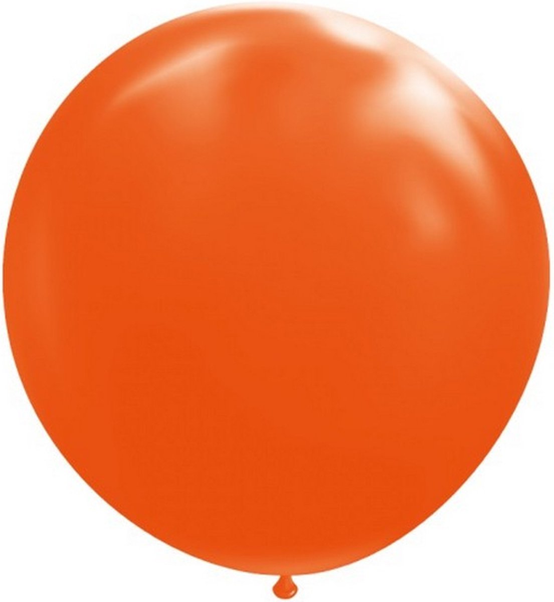 megaballon 100 cm oranje 10 stuks