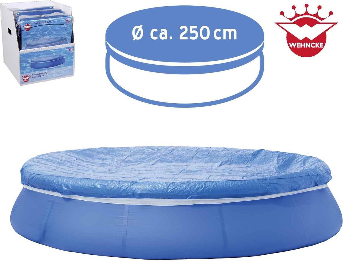 Wehncke easy set afdekzeil met elastische band D= ca. 250cm