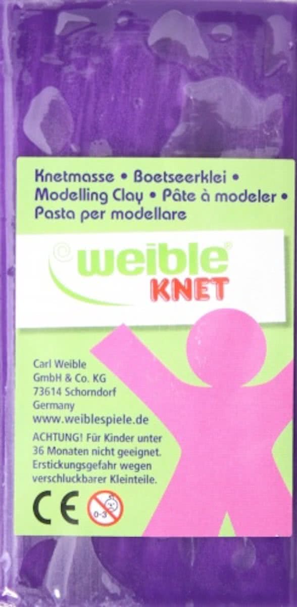 Weible Knet Fantasie Klei Blokvorm Lila - 250 Gram