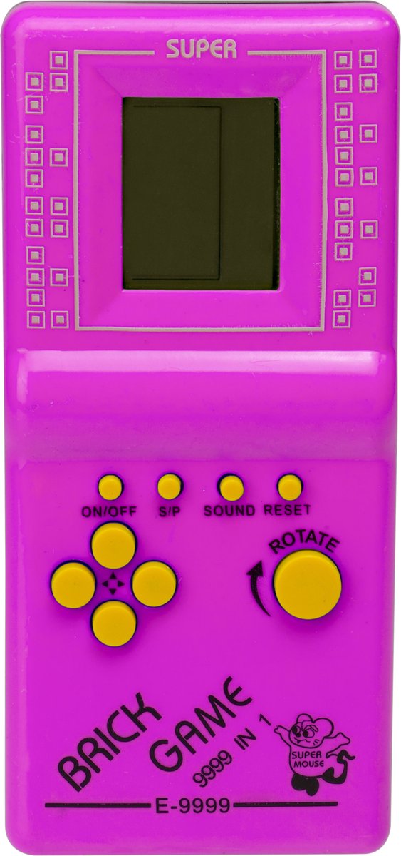 Elektronisch Spel Tetris 9999in1 Roze