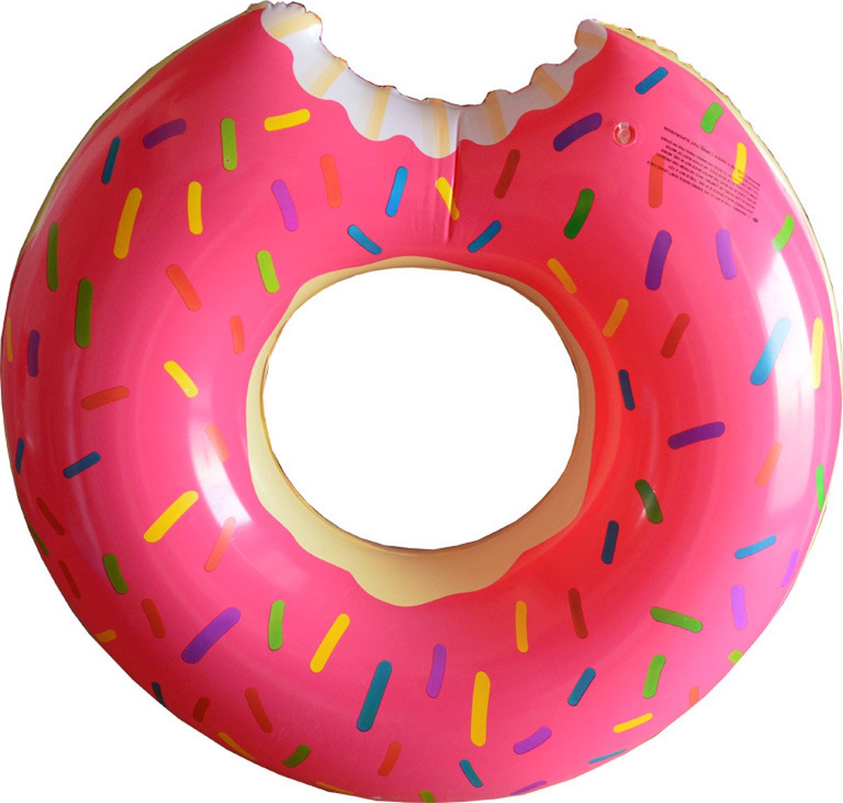 Kinder opblaasbaar wiel Donut 50cm roze