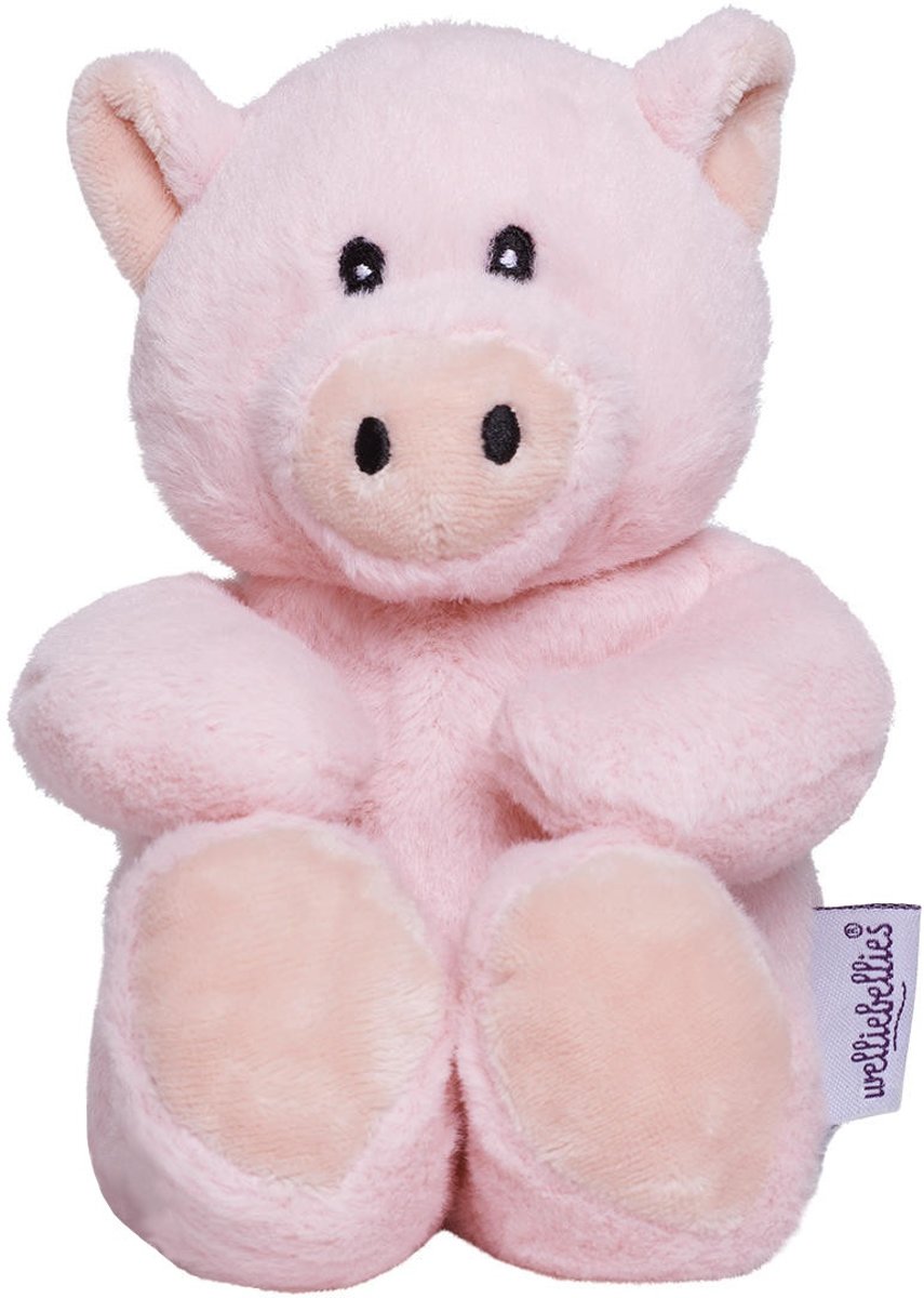 Welliebellies Magnetronknuffel Varken Klein 20-25 Cm Roze