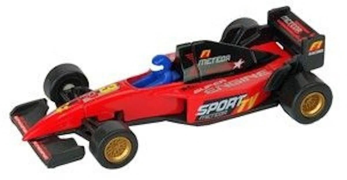 Formule 1 racewagen rood