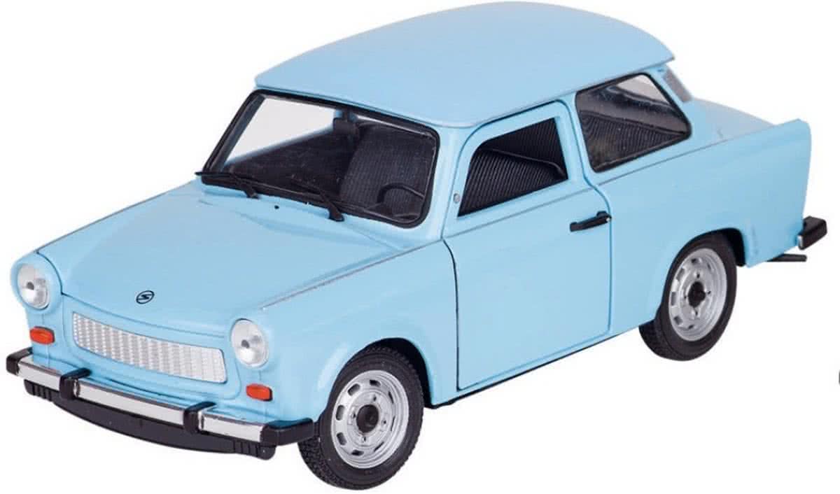 Fx Metalen trabant: 14,5 cm blauw