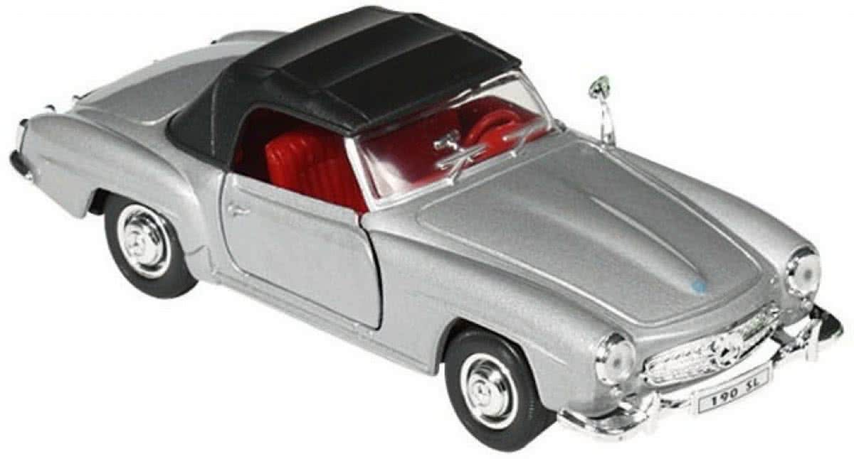 Goki Metalen mercedes-benz 190 sl (1955): grijs met dak