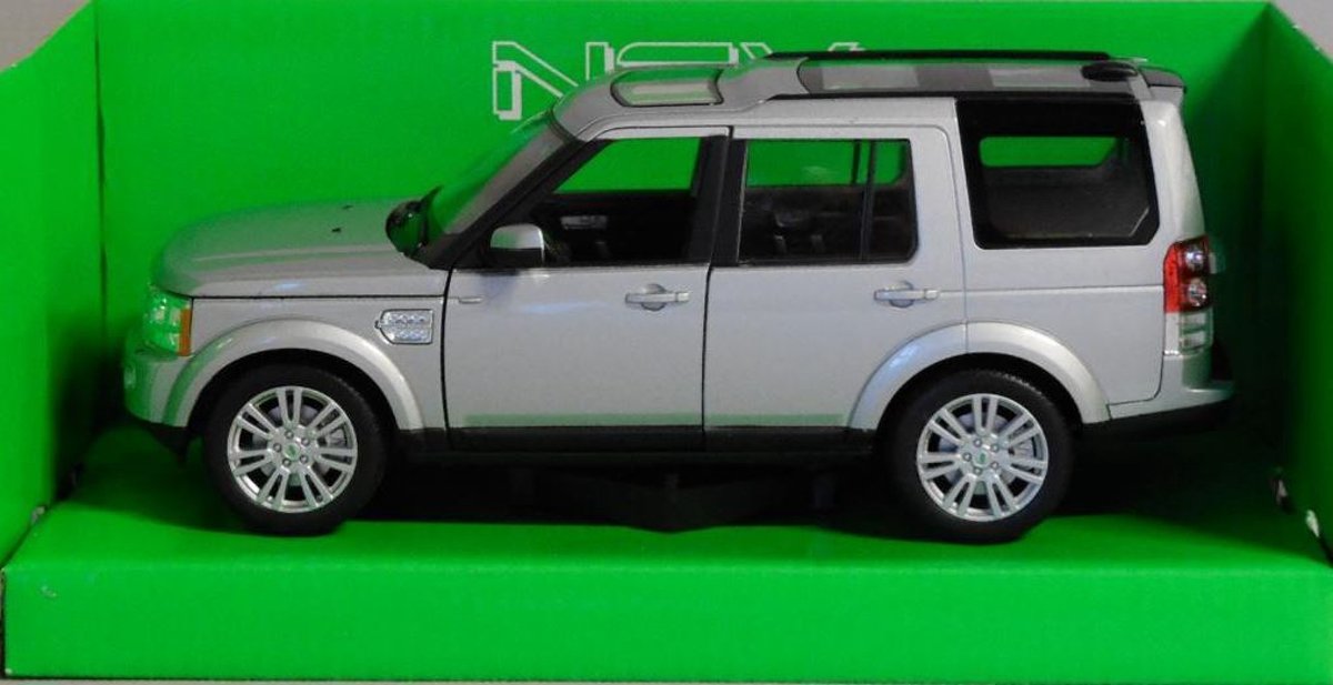 Land Rover Discovery 4 1:24 Welly Zilver