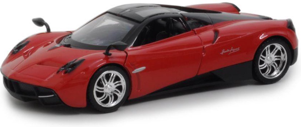 Pagani Huayra (Rood) (20 cm) 1/24 Welly - Modelauto - Schaalmodel - Model auto