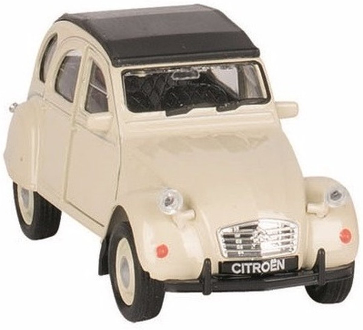 Speelgoed modelauto Citroen 2CV beige dicht 1:36