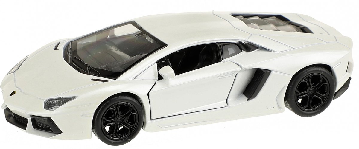 Welly Lamborghini Aventador Sportauto Wit 10,5 Cm