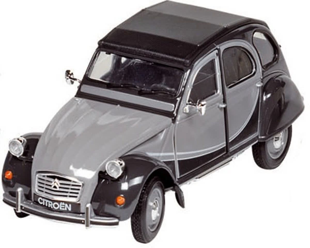 Welly Metalen Citroen 2 CV 6 Charleston 1:24 grijs