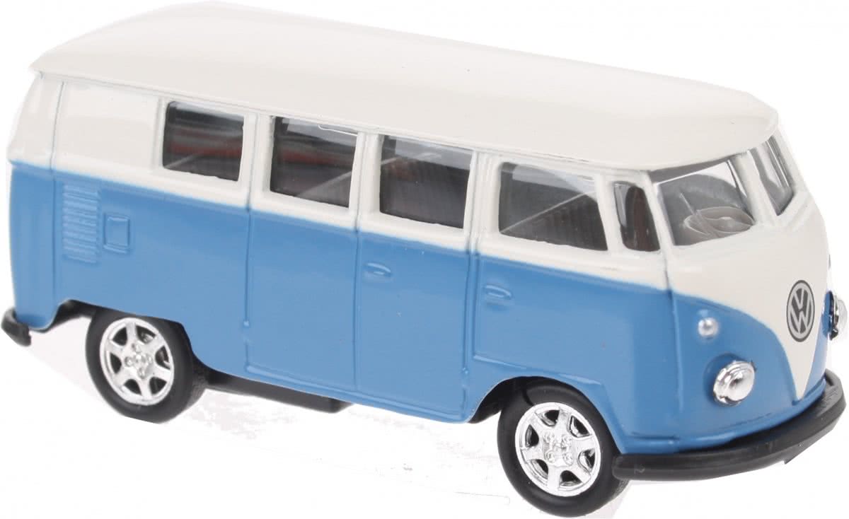 Welly Metalen Volkswagen Bus (1962): Blauw