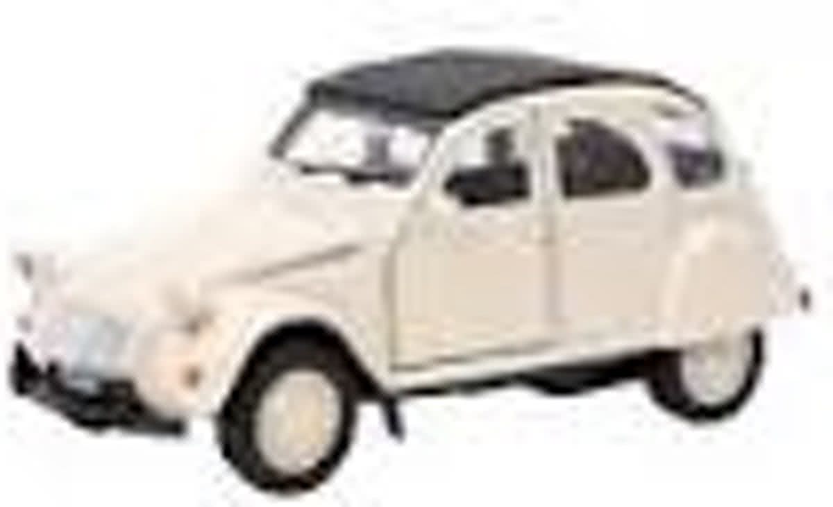 Welly Metalen citroen 2cv: 11,7 cm beige