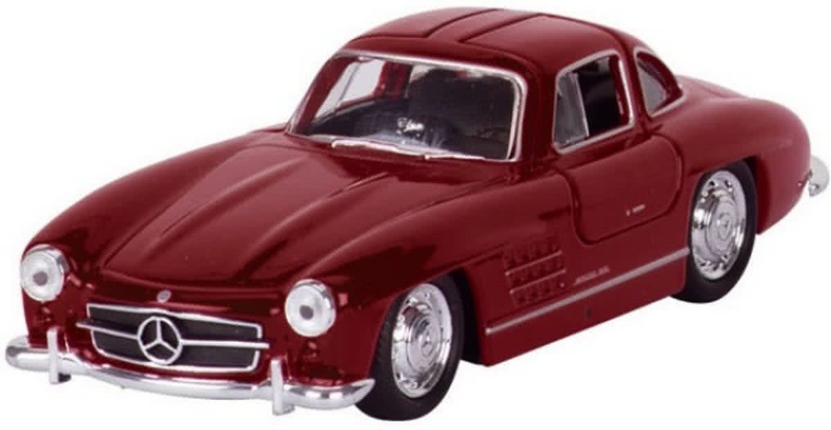 Welly Metalen mercedes-benz 300 sl coup?: 12 cm rood