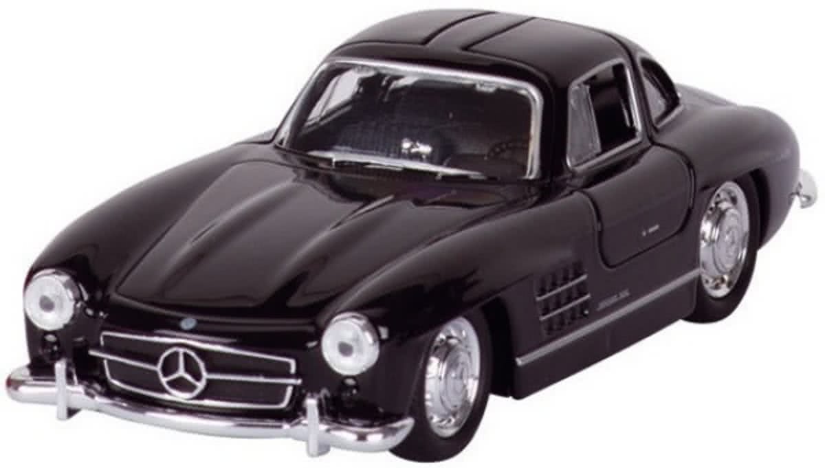 Welly Metalen mercedes-benz 300 sl coup?: 12 cm zwart