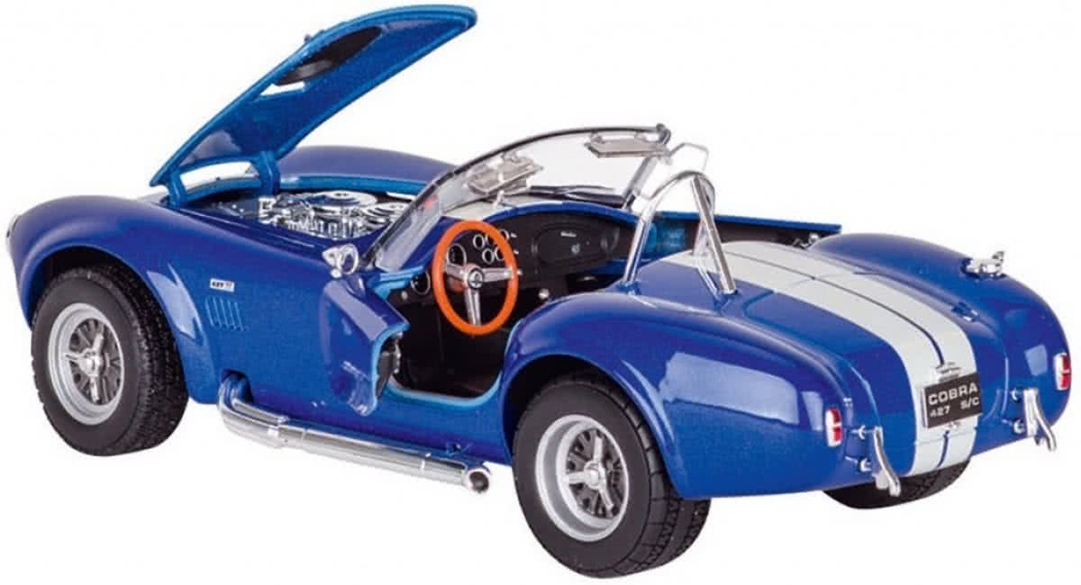 Welly Metalen shelby cobra 427 s/c (1965): blauw