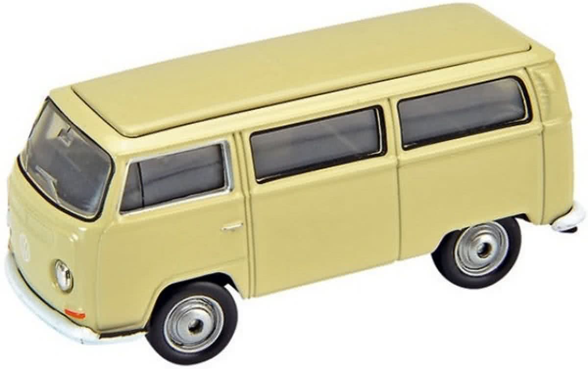 Welly Metalen volkswagen bus (1972): beige