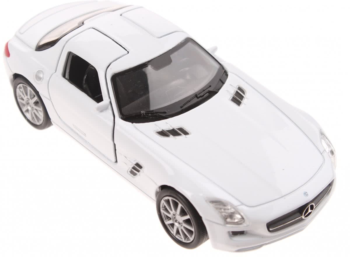 Welly Schaalmodel Mercedes  Sls Amg Wit