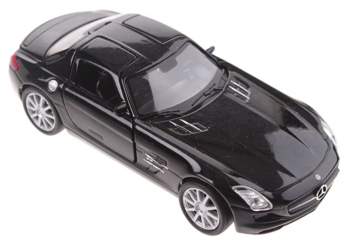 Welly Schaalmodel Mercedes  Sls Amg Zwart