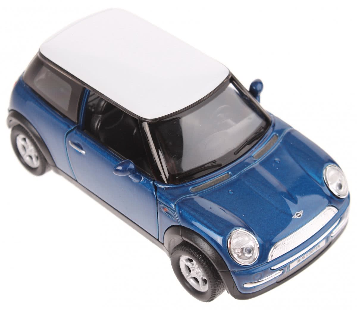 Welly Schaalmodel Mini Cooper Blauw