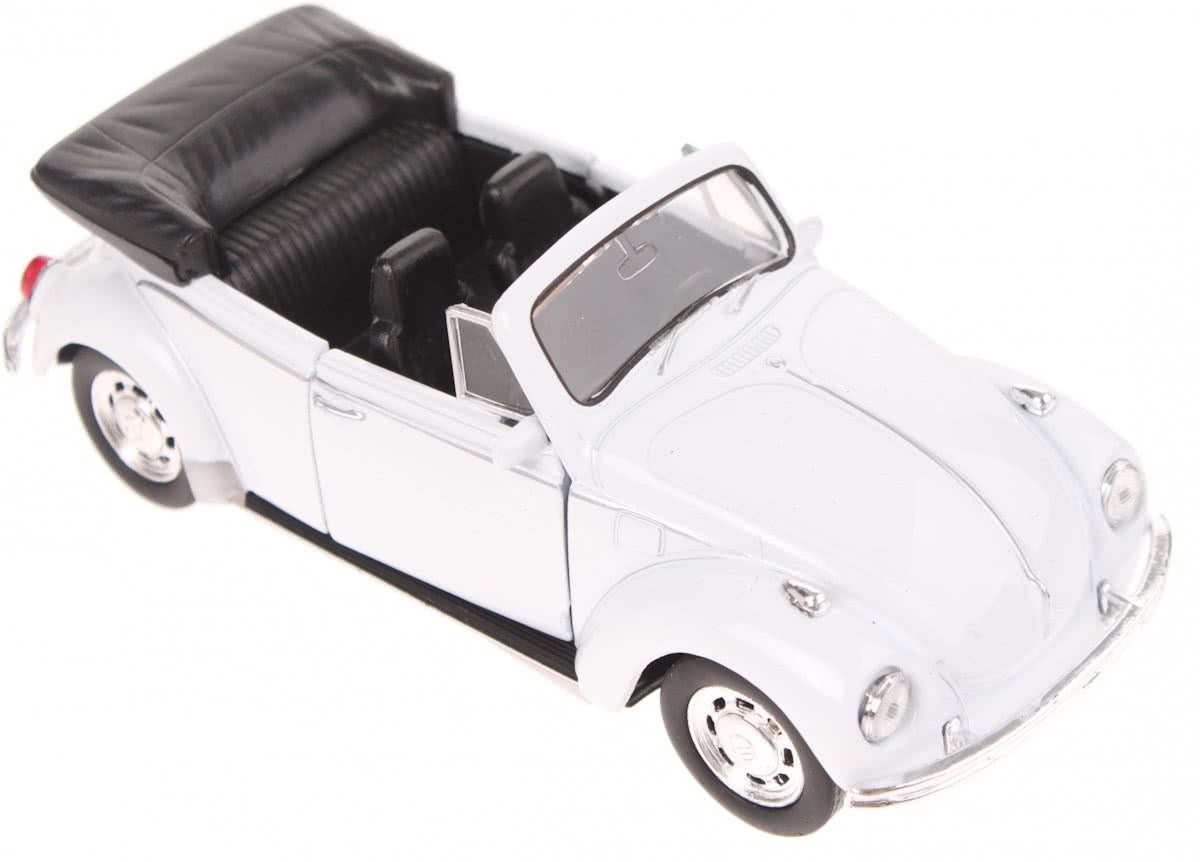 Welly Schaalmodel Volkswagen Beetle Cabrio Wit