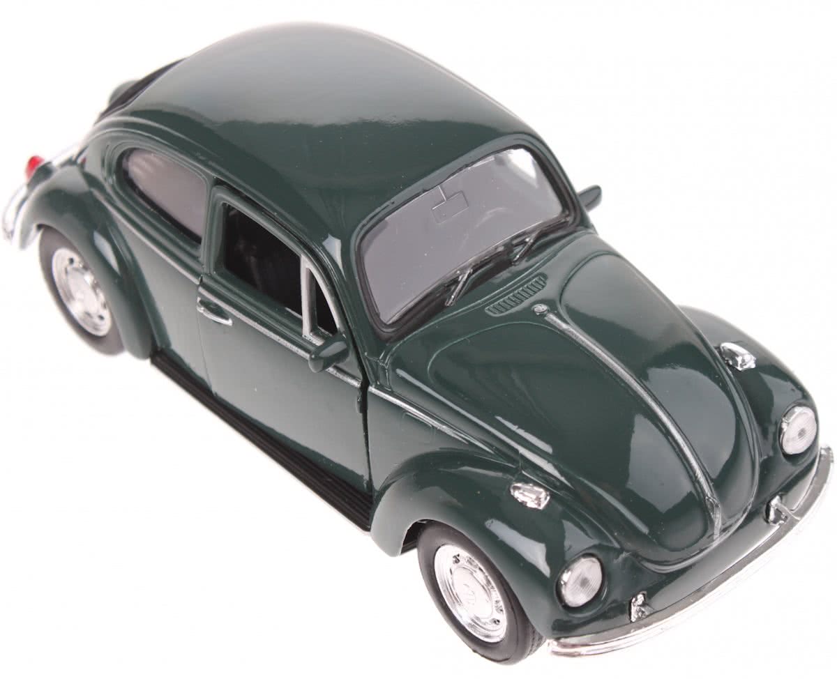 Welly Schaalmodel Volkswagen Kever Die-cast Donkergroen