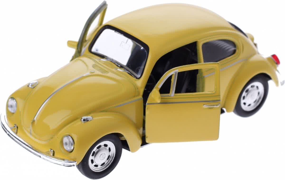 Welly Volkswagen Kever (1960) geel 12 cm