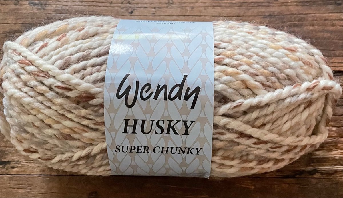 WOL-GAREN-HUSKY-SUPER CHUNKY- PER 5 STUKS.