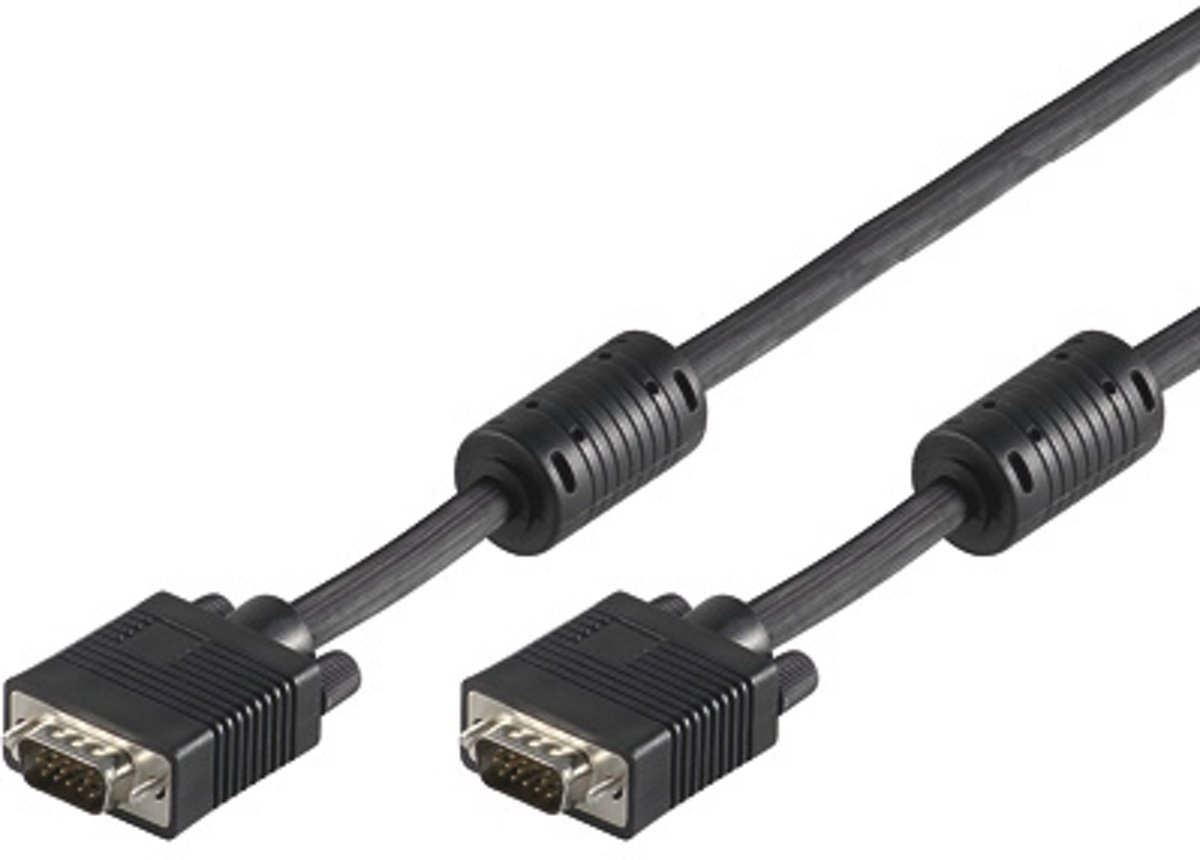 Goobay SVGA 15m PL 15m VGA (D-Sub) VGA (D-Sub) Zwart VGA kabel