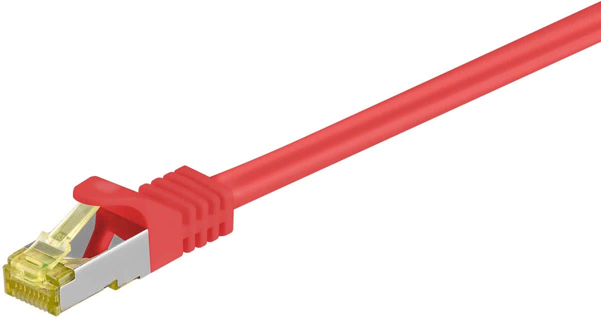 Wentronic 140042 - Cat 6 STP-kabel - RJ45 - 30 m - rood