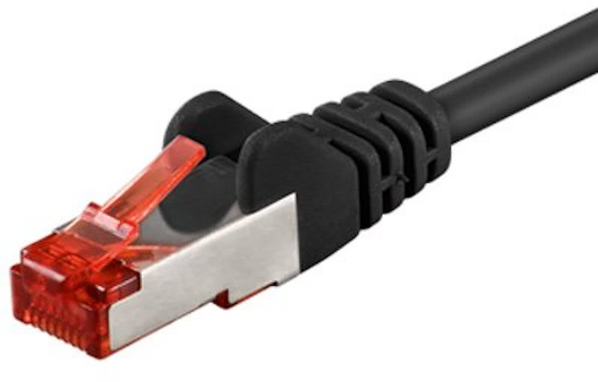 Wentronic 68694 - Cat 6 UTP-kabel - RJ45 - 10 m - Zwart