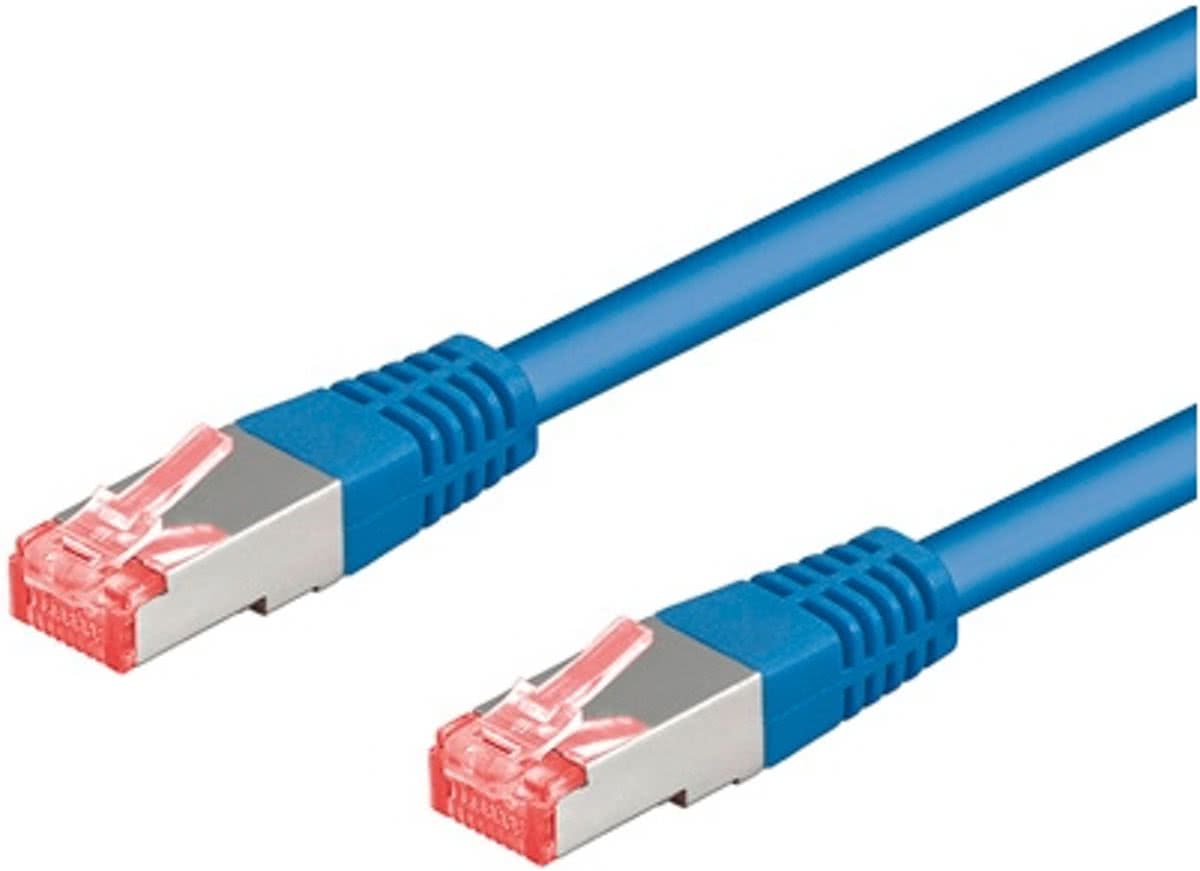 Wentronic 93211 - Cat 6 UTP-kabel - RJ45 - 0.25 m - Blauw