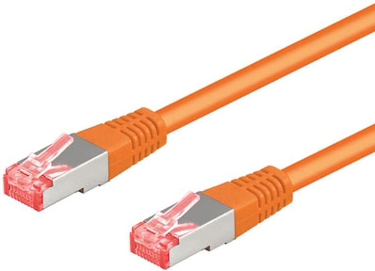 Wentronic 93340 - Cat 6 UTP-kabel - RJ45 - 0.25 m - Oranje