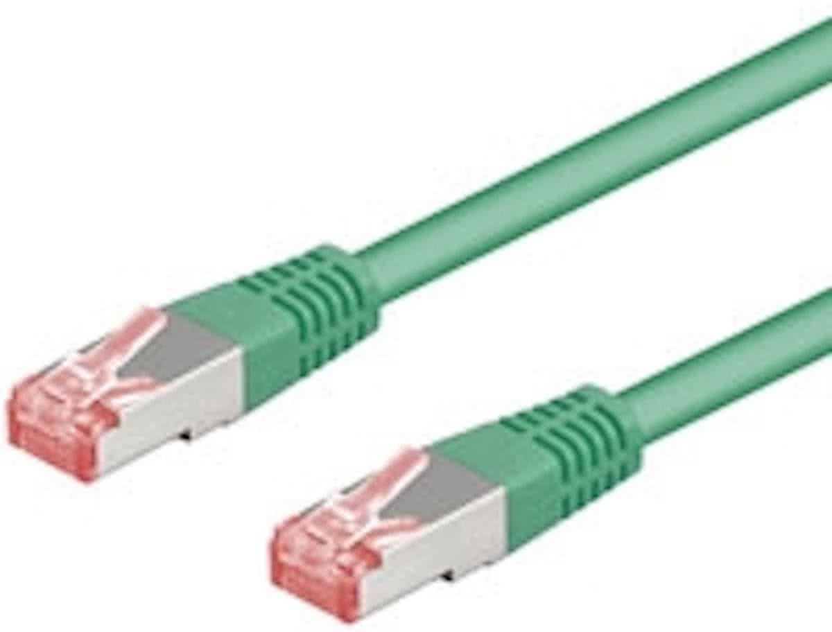 Wentronic CAT 6-1500 SSTP PIMF Green 15m 15m Groen netwerkkabel