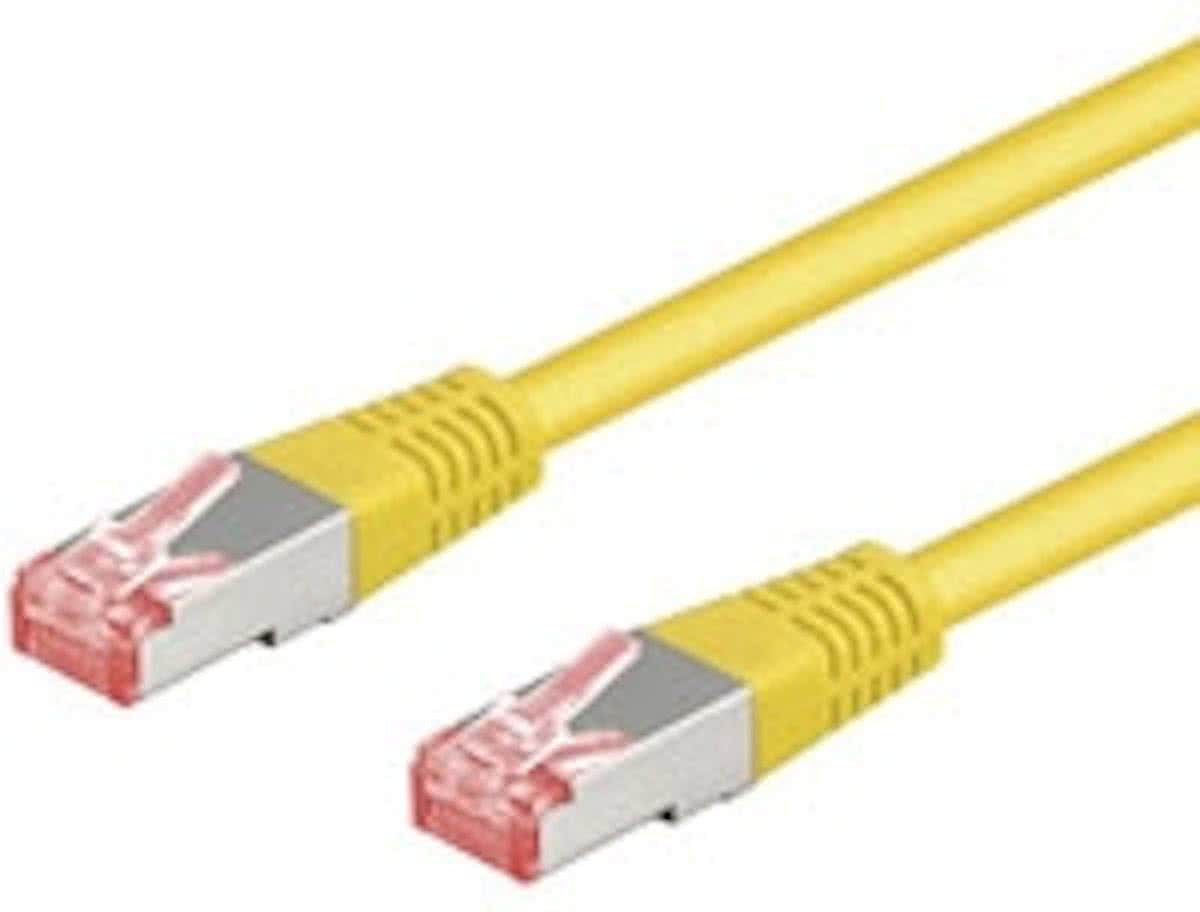 Wentronic CAT 6-3000 SSTP PIMF Yellow 30m 30m Geel netwerkkabel